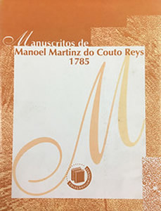 Capa da publicação 
Obras de Manoel Martins do Couto Reys : descripção geographica, pulitica e cronographica do Districto dos Campos Goitacaz